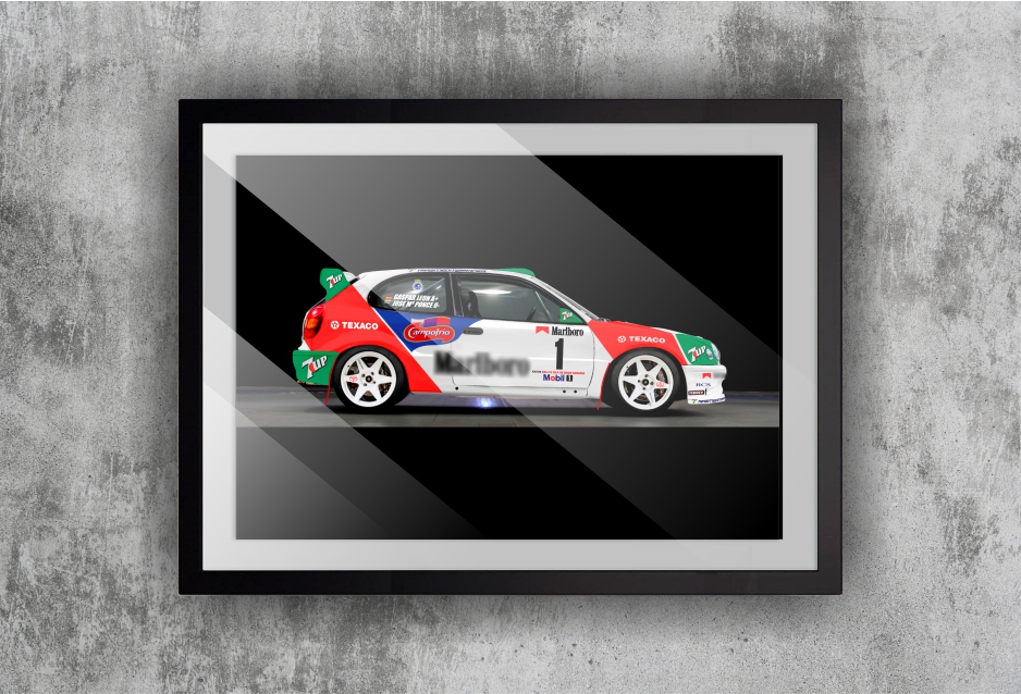Lámina Corolla WRC tamaño A3