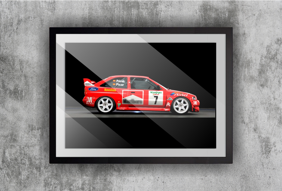 Lámina Escort WRC tamaño A3