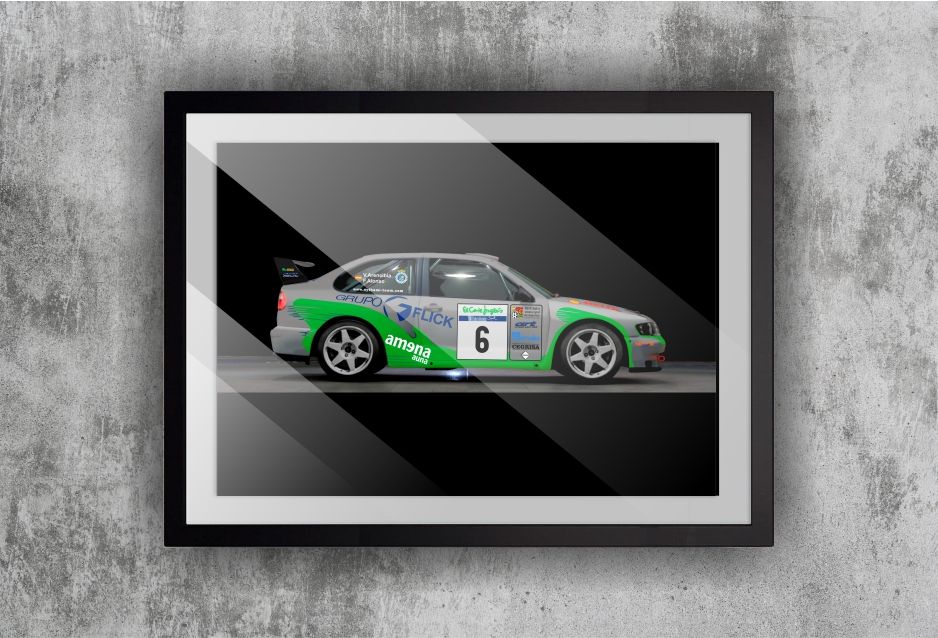 Lámina Cordoba WRC tamaño A3