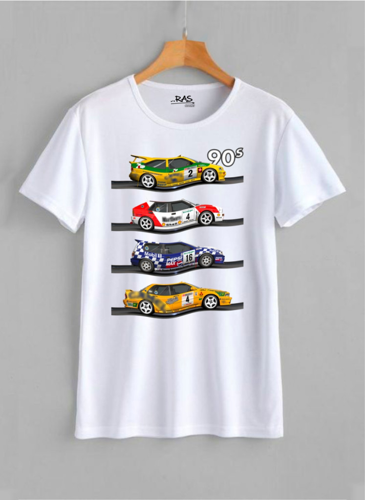 CAMISETA RALLYES EN CANARIAS 90s