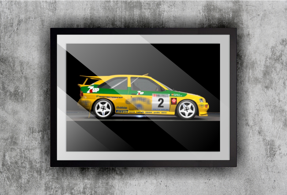 LÁMINA ESCORT COSWORTH TAMAÑO A3