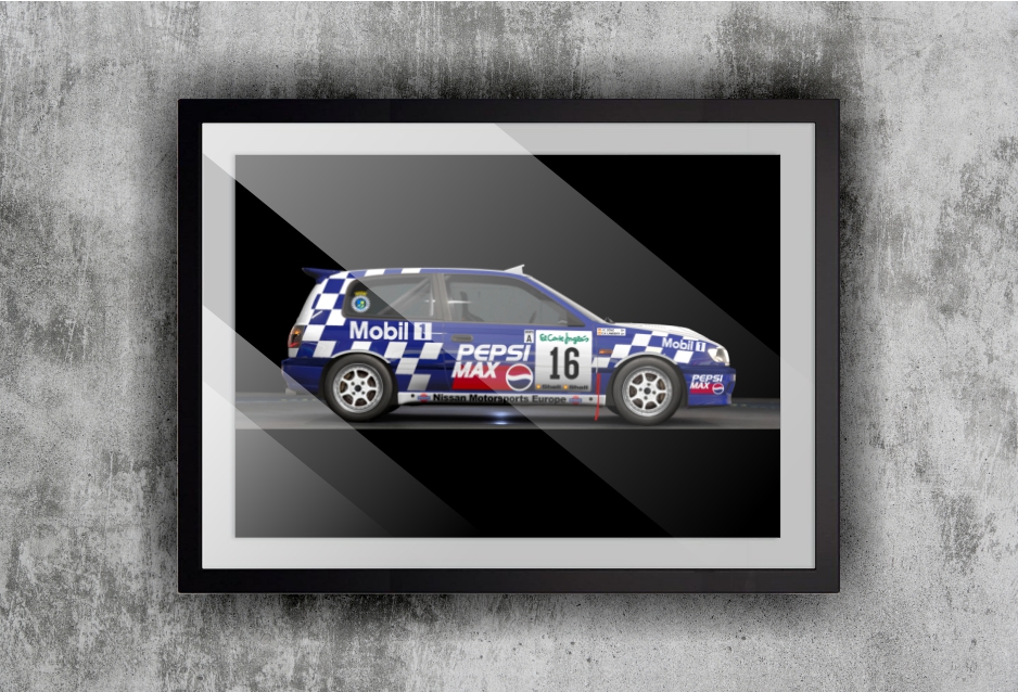 LÁMINA PULSAR GTI-R TAMAÑO A3