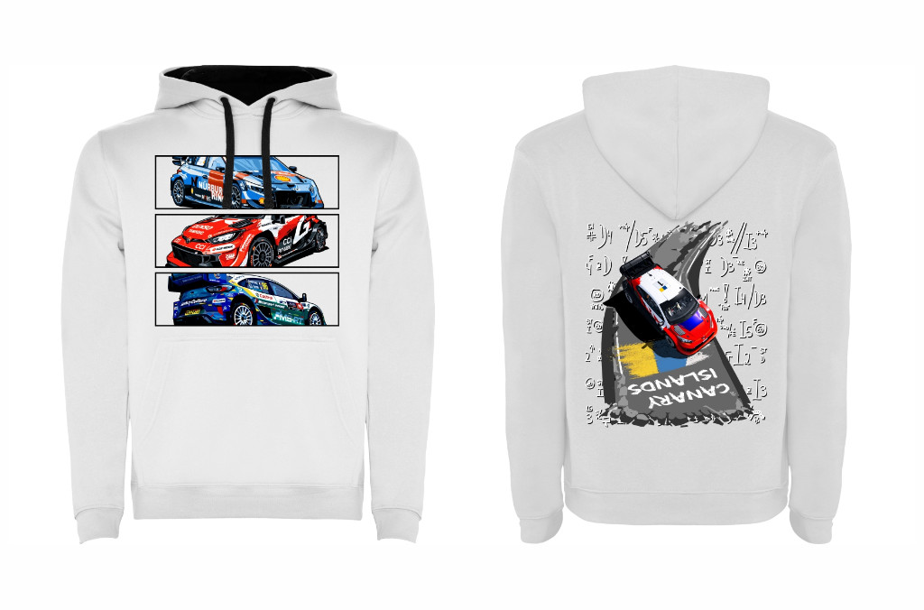 SUDADERA Mundial de Rallys en Canarias 2026 